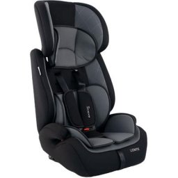 SiÌge auto bebe Isofix Groupe 1 2 3 5 points d'ancrage De 9 ë 36 kg Dossier amovible Gris Lionfix