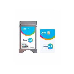 Module Fransat tv satellite cgv ci+ 1.3 hd + carte Fransat PC7 hd valable 4 ans