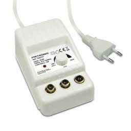 Amplificateur d'intérieur uhf à réglage de gain - Blanc