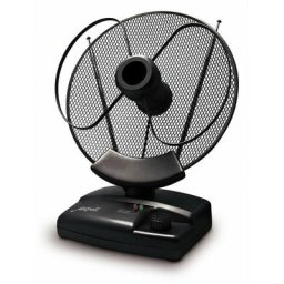 Antenne d'intérieur amplifiée FM/DAB+ 4K 46 dB - noire - Noir