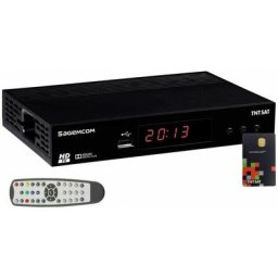 Récepteur tv Satellite hd + Carte d'accès tntsat V6 Astra 19.2E - Noir - Noir
