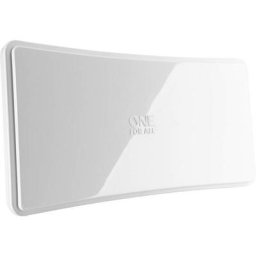 Antenne plate DVB-T/T2 active One For All Curved SV 9421 intérieure 42 dB blanc - blanc