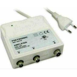 Amplificateur d'intérieur 30Db 1 entrée/ 2 sorties fm/uhf à réglage de gain