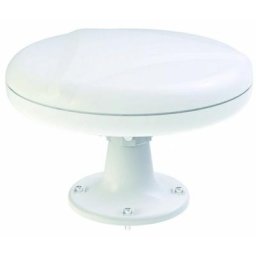 Antenne tnt Omnidirectionnelle 360° Bateau Camping Car + ampli 12V - Gain 35dB - Blanc - Antarion
