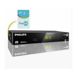 Récepteur Philips dsr 3031F , démodulateur satellite - enregistreur usb hd fransat + carte fransat