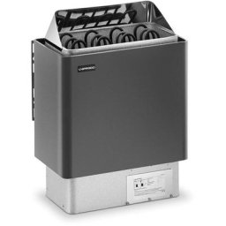 Poêle Électrique Sauna Radiateur Bain Finnois Air Sec Cabine 5 à 9m3 6kW 400V - Gris, Argent