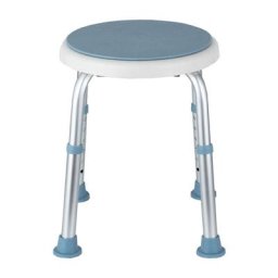 Siège de douche réglable en hauteur tabouret de douche ergonomique pieds antidérapants charge alu