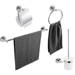 Anneau porte-serviettes, rotatif rond Noir Anneau porte-serviettes, mural Porte-Serviette Papier,