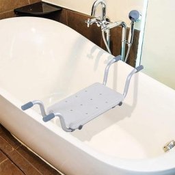 Siège de Baignoire - Siège de Bain Suspendu Réglable - Tabouret de Salle de Bain - Dim. 73-83L x