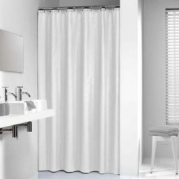 Sealskin - rideau de douche de madère, Polyester, Blanc, 240 x 200 cm