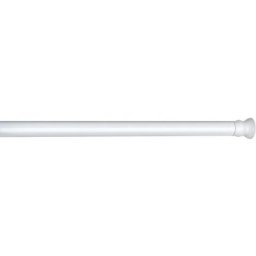 Barre télescopique Rideau Douche 20 mm blanc 70-115