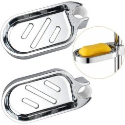 2 porte-savons de douche sans perçage 22m, porte-savon de douche en plastique abs, porte-savon de
