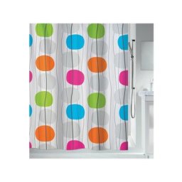 Spirella - Rideau de douche Polyester mobile 180x200cm Multicolor - Multicolor