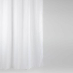 Rideau de douche blanc albin 120 x 200 cm - Blanc