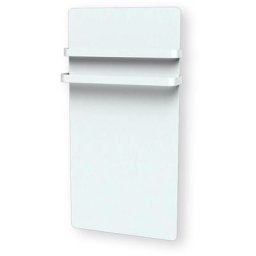 Radiateur seche-serviette Verre lcd 1000W blanc - Blanc - Carrera