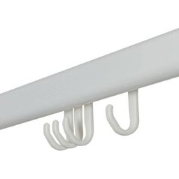 Sealskin - Ensemble de rail de rideau de douche Easy-Roll Blanc Blanc