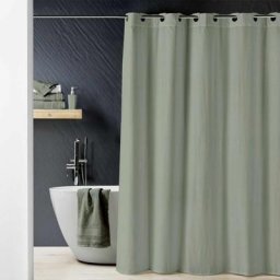 Paris Prix - Rideau de Douche Dotty 180x200cm Anthracite