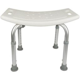Tabouret de Douche, Ergonomique réglable en Hauteur, Siège de Douche antidérapant, Aide à la Douch,