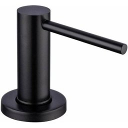 Ciseaux 500ml Distributeur de savon Noir Pompe à Savon pour Evier de cuisine