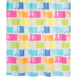 Spirella - Collection Pittore, Rideau de douche textile 180 x 200, 100% polyester, Multicolore