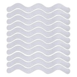 Autocollant de douche antidérapant 24 pièces ensemble de barres de baignoire de sécurité