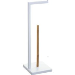Five Simply Smart - Dérouleur de papier toilette avec réserve - Natureo - Blanc - Livraison