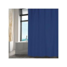 MSV - Rideau de douche Polyester 180x200cm Bleu - Bleu
