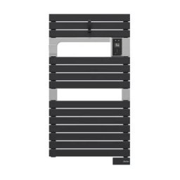 Radiateur sèche-serviettes asama classic anthracite 500W - connecté - Sauter