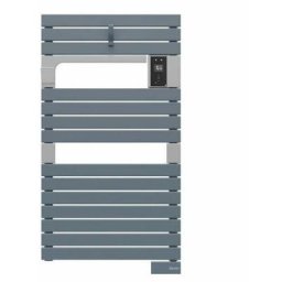 Radiateur sèche-serviettes asama classic bleu gris 500W - connecté - Sauter
