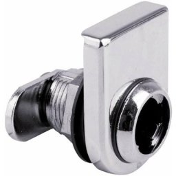 Mécanisme support serrure de porte en verre 1 vantail épaisseur 4 - 14mm sans barillet verrou