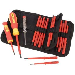 Testeur de tension et de tournevis isolé 18 pièces 05776 Draper Tools