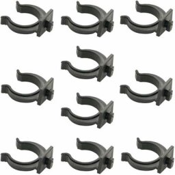 10x clip à baïonnette pour plinthe meuble tube pied cuisine salle bain piétement