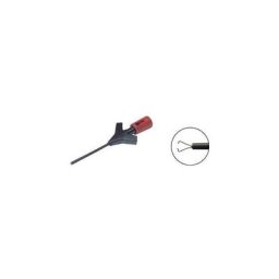 Sks Hirschmann - Grip-fil miniature Micro-KLEPS enfichable 0.64 mm cat i rouge - rouge