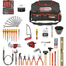 Composition d'outils électricien en sac smartbag - 138 pièces