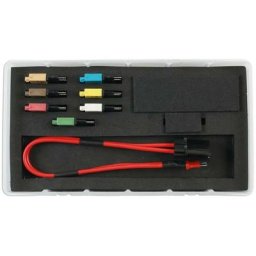Kit test de circuit electrique auto avec fusibles disjoncteurs 8 pcs