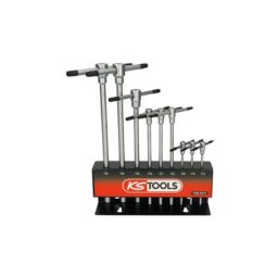 Présentoir de clés torx à poignée en t, 9 pièces