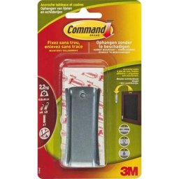 3M - command accroche cadre à tête clou avec 2 languettes larges 2,2 KG