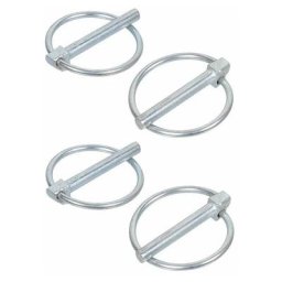 Cyclingcolors - 4x Goupille clip acier zingué diamètre 6mm x longueur 33mm tondeuse tracteur