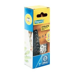 Illets Ø6mm - Blister de 25 - Rapid