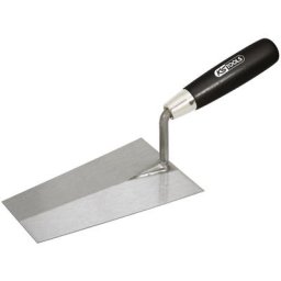 Kstools - Truelle italienne carrée - lame acier - manche bois - 240 mm