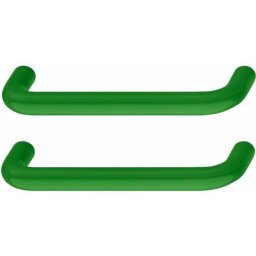 Cyclingcolors - 2x poignée de meuble delrin 10mm entraxe 96mm porte cuisine salle de bain, vert