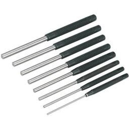 Silverline - Jeu de 8 chasse goupilles de 2,4 - 3,2 - 4 - 4,8 - 5,6 - 6,4 - 7,9 et 9,5 mm.