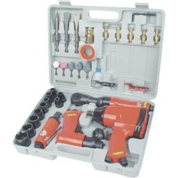 Set doutils pneumatiques Brüder Mannesmann M15033 carré 1/2 (12,5 mm) 8 bar + mallette 1 set