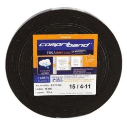 Joint adhésif Compriband TRS PC largeur 20 mm plage utilisation 37 mm longueur 8 m