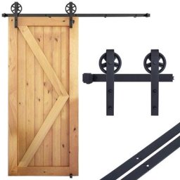 Kit de Rail Porte Coulissante Quincailleri Industriel Systeme pour Porte Suspendue Ensemble