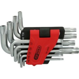 Kstools - ks tools Torx Jeu de clé mâle, percé, 9pcs Courtes TB10-TB50