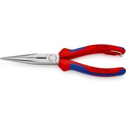 Pince à becs demi-ronds Knipex 200mm avec tranchant - Gaine bi-matière Œillet antichute - ( Prix