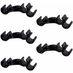 5x Support de fixation de gaine de câble triple motoculture tondeuse vélo frein dérailleur crochet