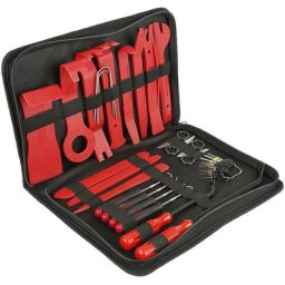 Dyhf - Outils pour garnitures, Kit d'outil de dépose de Panneau de Porte Automatique - Rouge