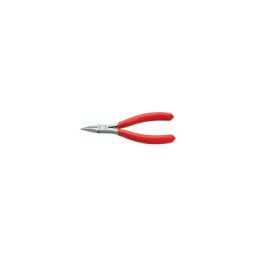 Pince à saisir p. l’électronique DIN ISO 9655 L.115mm plat-rond revêt.plast. poli
